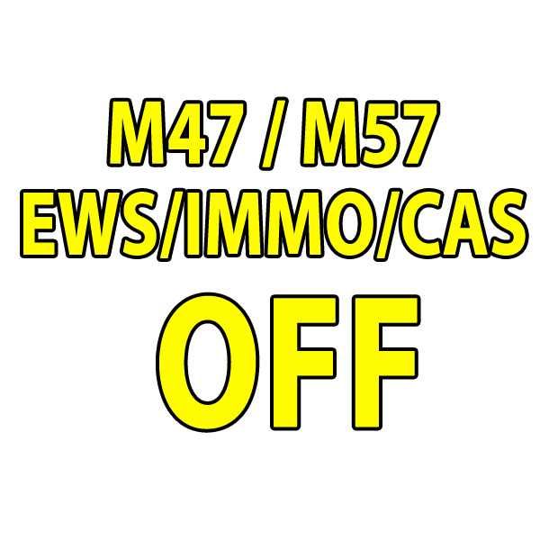 sterownik EWS IMMO OFF BMW M47 M57 320d 520d 330d 530d 184km 204km