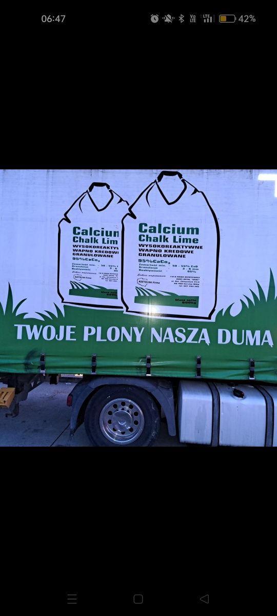 Wapno granulowane-Czarna kreda PRODUCENT