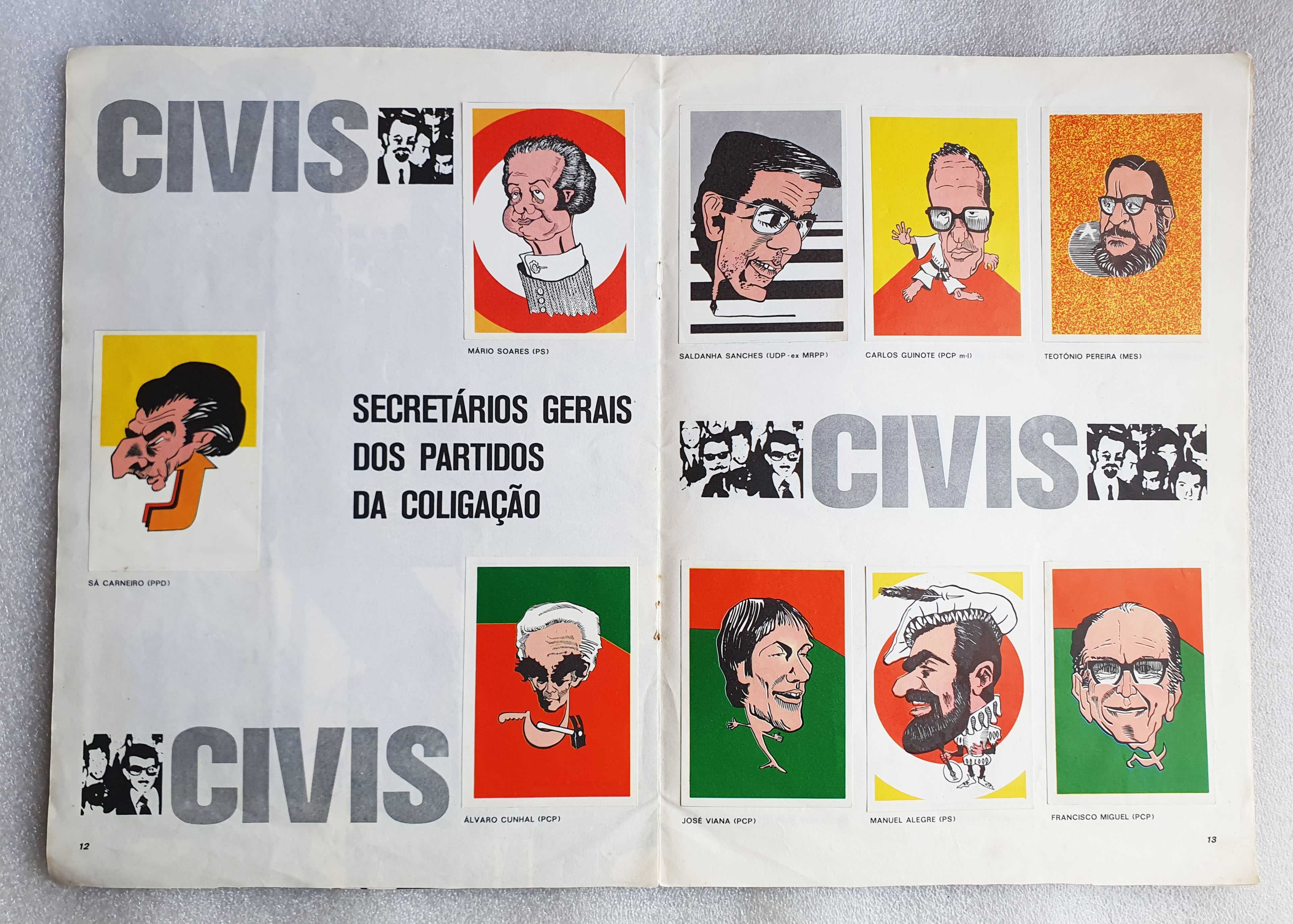 Antiga Caderneta Completa "Gente de quem se fala" ~  92 Cromos ~ RARA