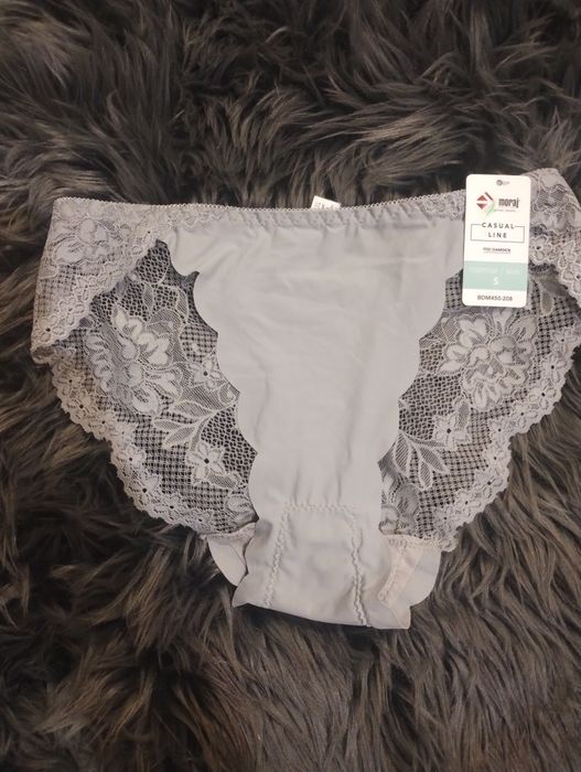 Figi damskie szare