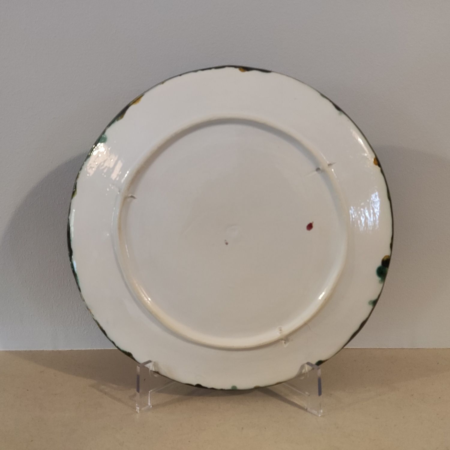 Prato Lagosta, prato relevado (Majolica) prato coleção - 31 cm