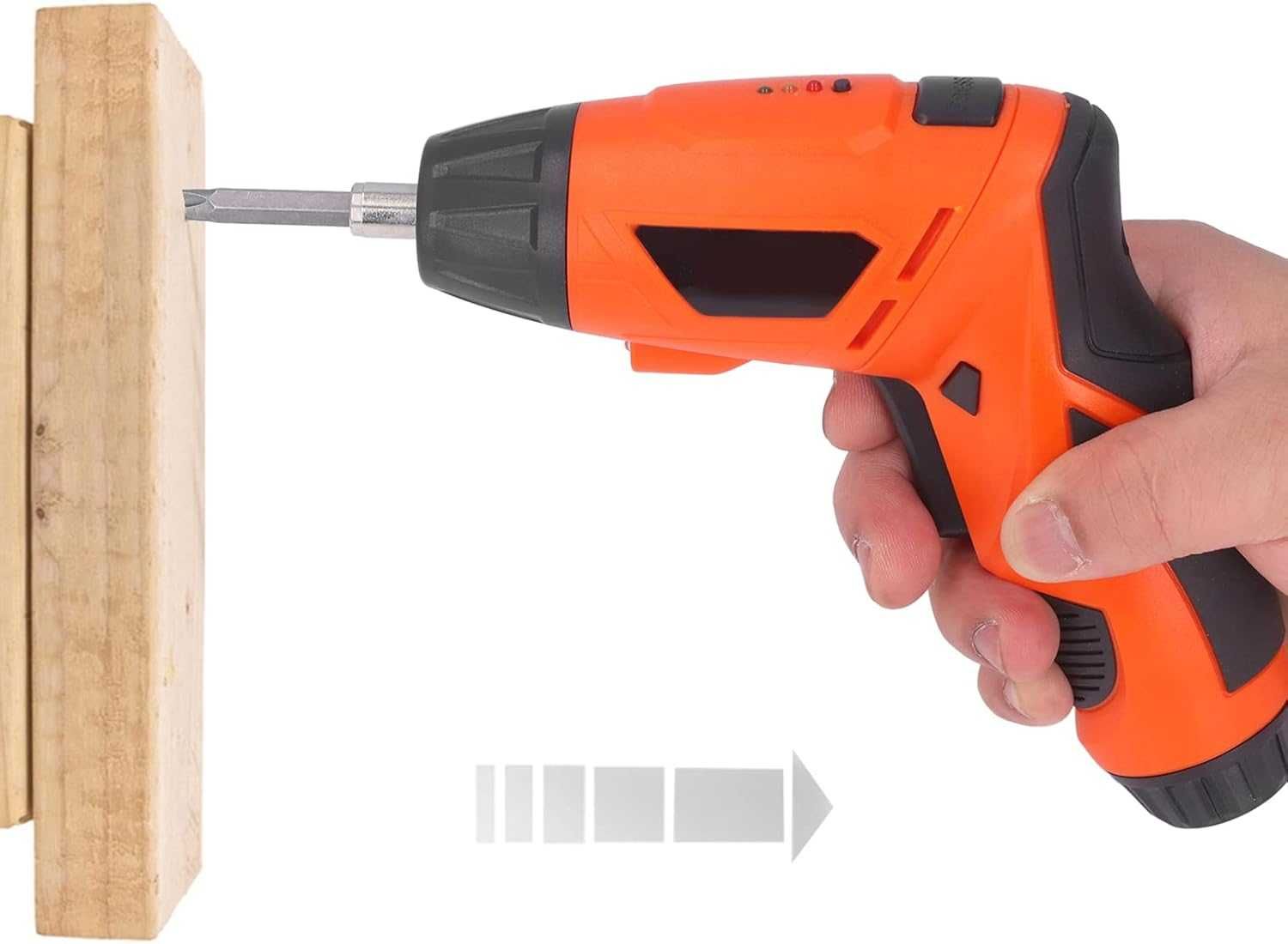 Mini wkrętarka akumulatorowa 2w1 1300 mAH, 46 elementów