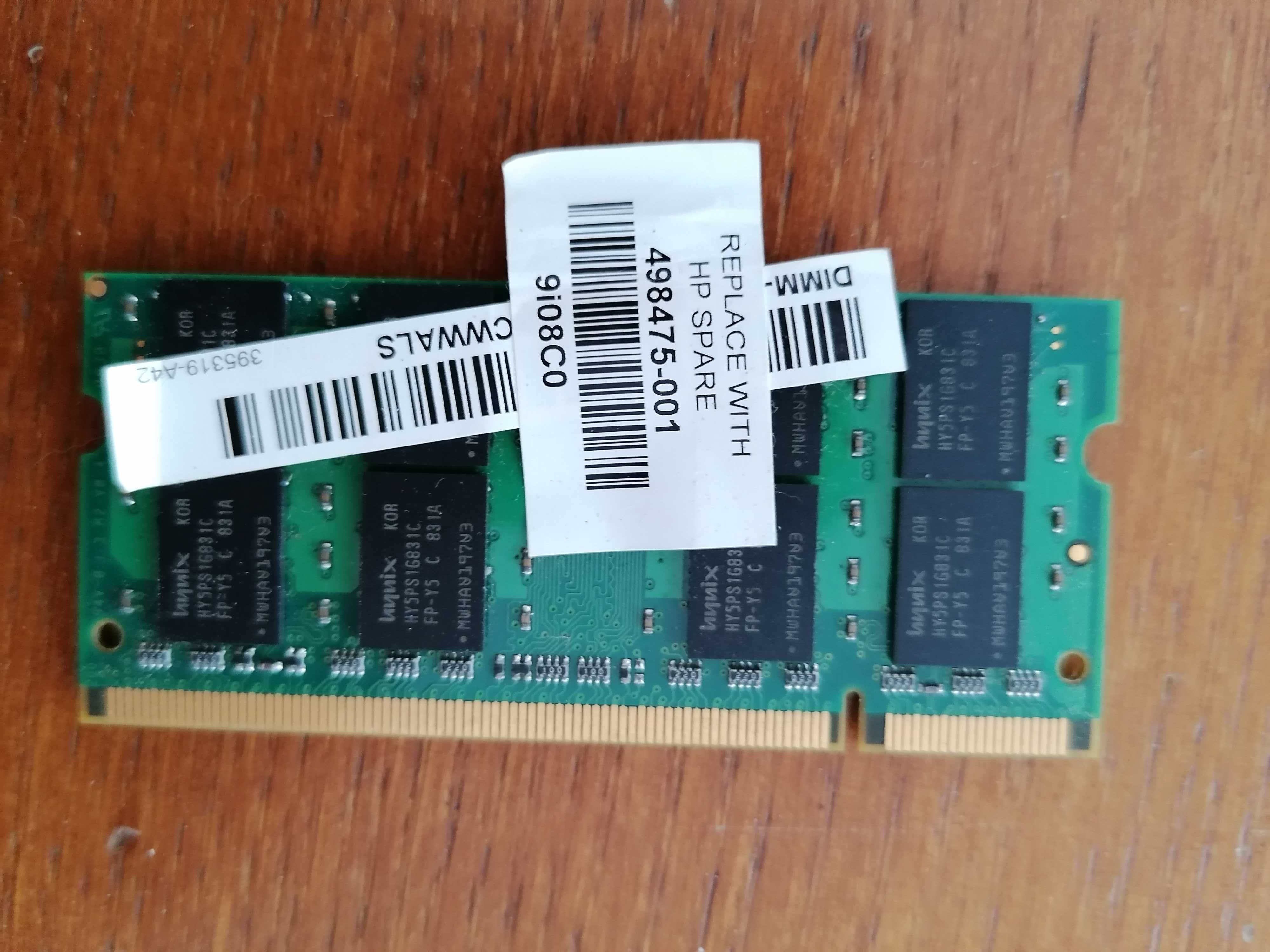 Memoria RAM computador portátil NETLIST 2GB_2RX8