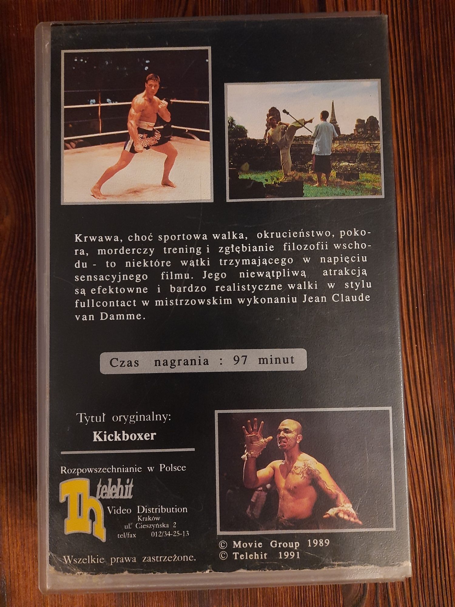 Kickboxer  Jean Claude Van-Damme kaseta VHS video