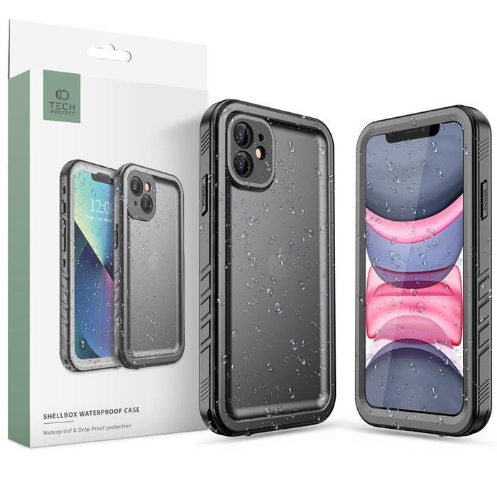 Tech-Protect Shellbox Ip68 Iphone 11 Black