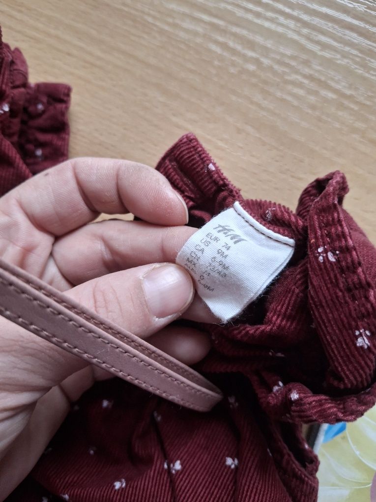 Sukienki H&M i Smyk r. 74