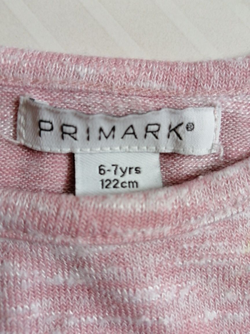 sweterek  dziewczęcy cienki rozmiar 116 122 primark