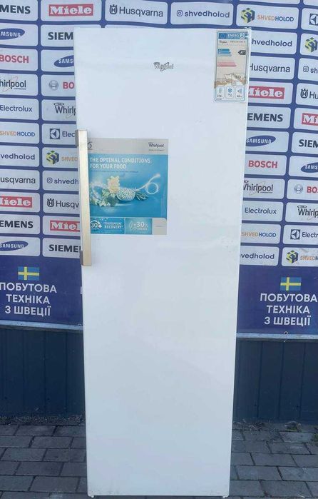 Морозильна камера Whirlpool б/в 185cм біла суха заморозка #07416