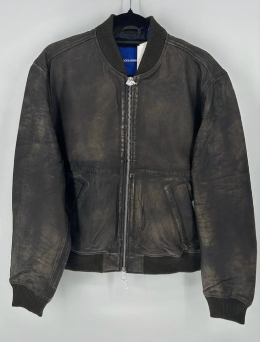 Kurtka skórzana Jack & Jones  M  ( L ) nowa z metkami