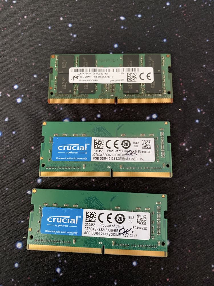 Продам оперативну память в ноутбук DDR4 sodimm 8 gb