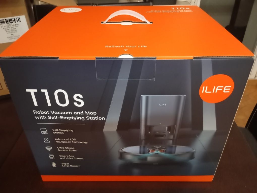 ILife T10s Nowy odkurzacz automatyczny bezprzewodowy mop rumba robot s