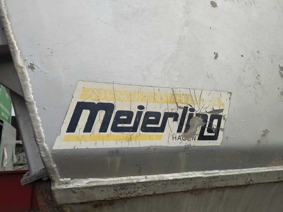 Mulda stalowa z naczepy wywrotki Schmitz Meierling 29 m3