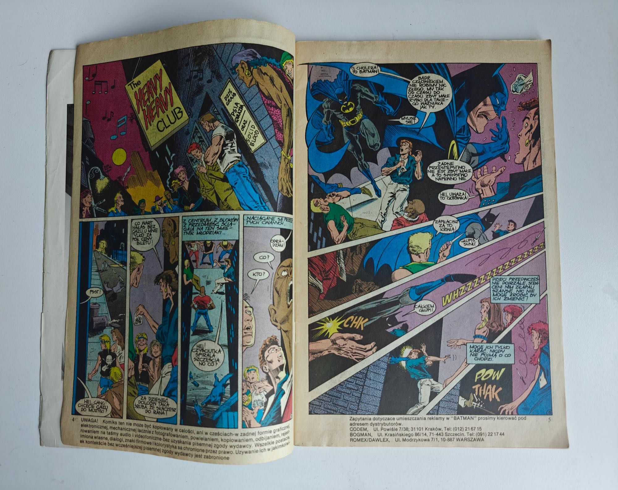 Komiks Batman Rycerz Ciemności Anarch w Gotham + gratis (1991)