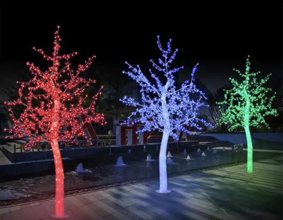 Drzewo LED Akrylowe z efektem Flash zew/WEW