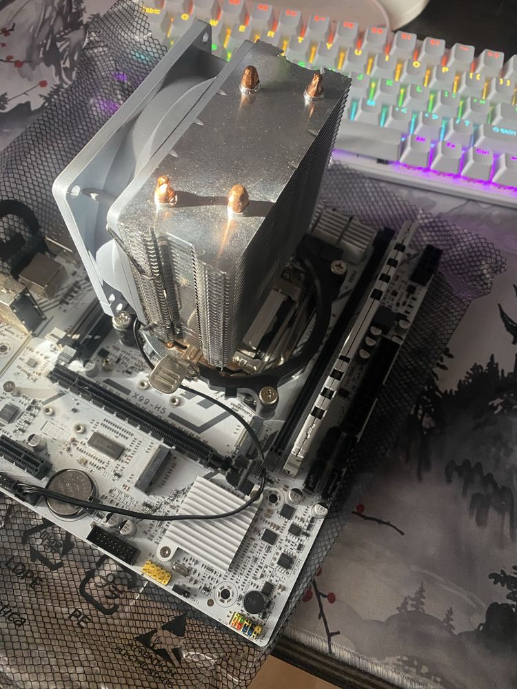 Plyta glowna X99 z procesorem i pamiecia ram
