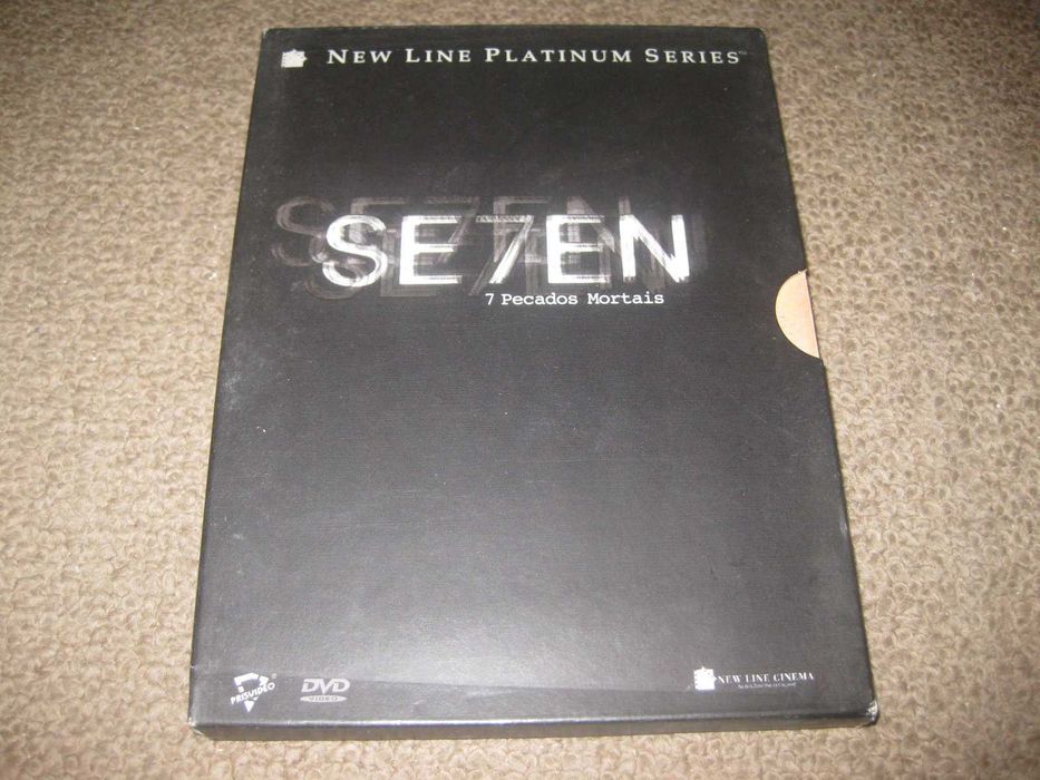 "Seven- Sete Pecados Mortais" com Brad Pitt/2 DVDs/Digipack