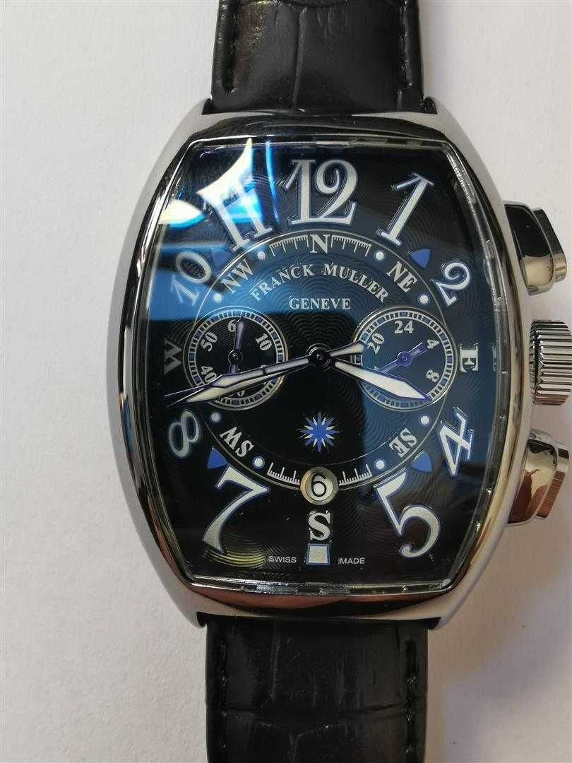 Relógio Franck Muller Preto e Azul