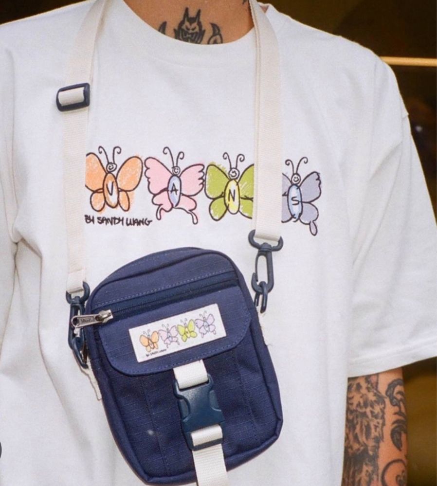 Vans x Sandy Liang bag, сумка мессенджер