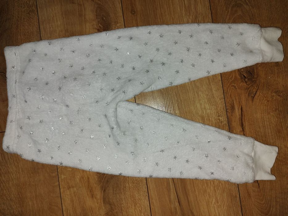 Ciepłe spodnie piżama rozmiar 98