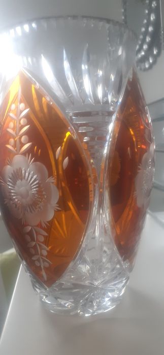 Wazon kryształowy niepowtarzalny z czasów PRL