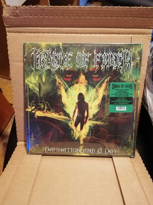 Raro Vinyl Cradle of Filth - Damnation and a Day