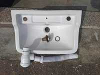 Lavatório WC Lava-Mãos c/ acessórios canalização. Antigo, vintage