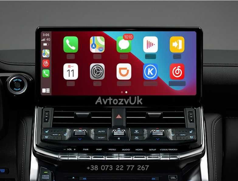 Дисплей LC 300 Toyota LAND CRUISER 300 Магнитола GPS Android CarPlay