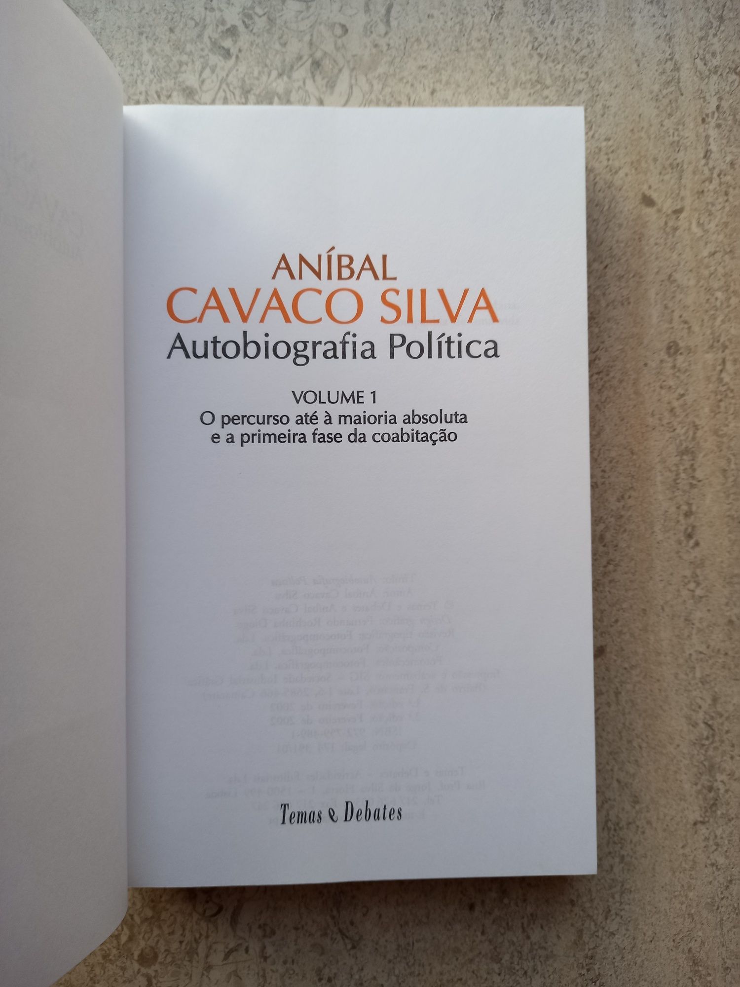 Autobiografia Política, Aníbal Cavaco Silva I