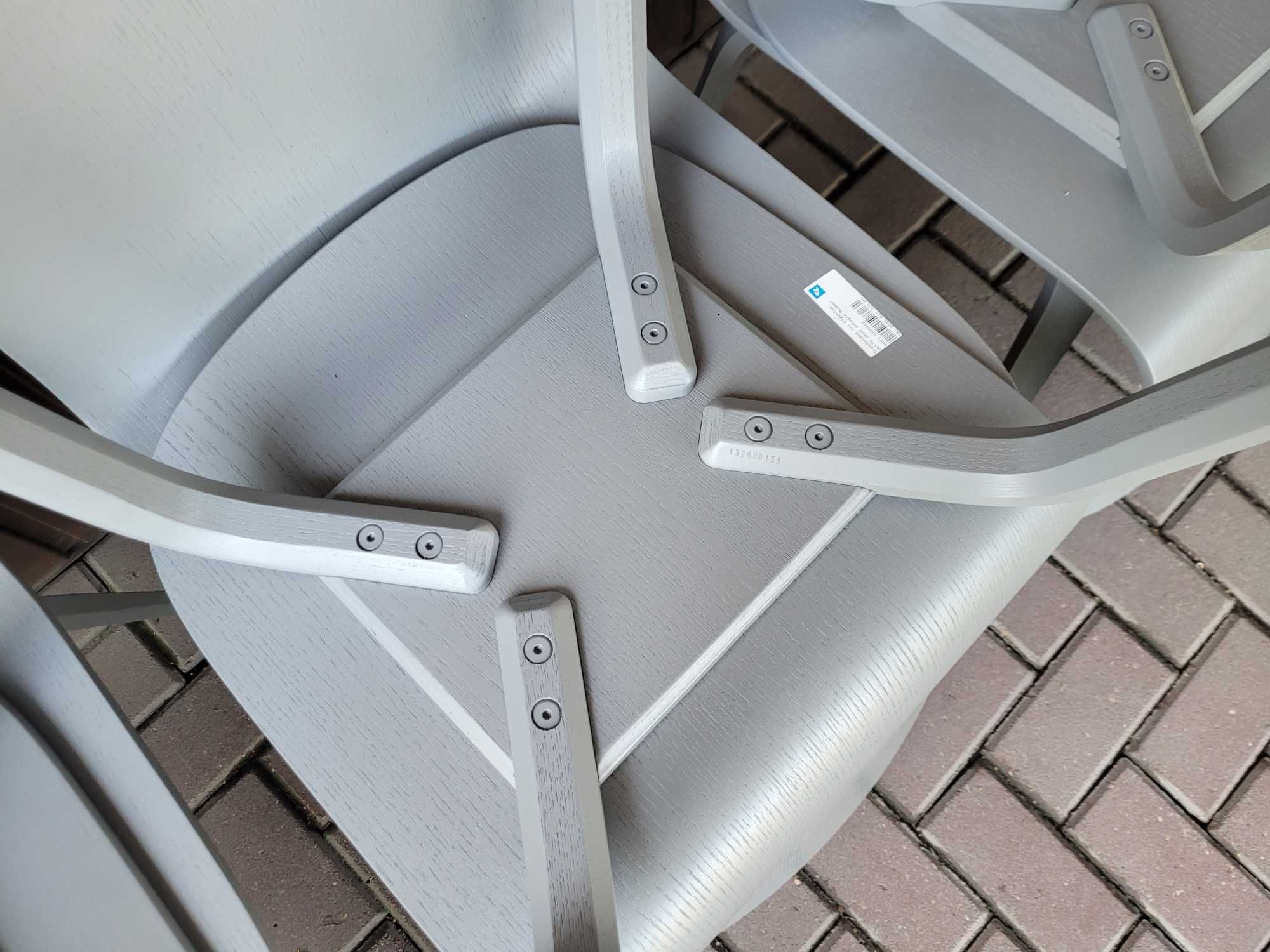 Duńskie Krzesła MUUTO krzesło VISU WOOD Szare Design MIKA TOLVANEN