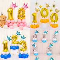 Воздушные шары на день рождения свято годик цифра 1 2 3 4 5 6 7 8 9 0