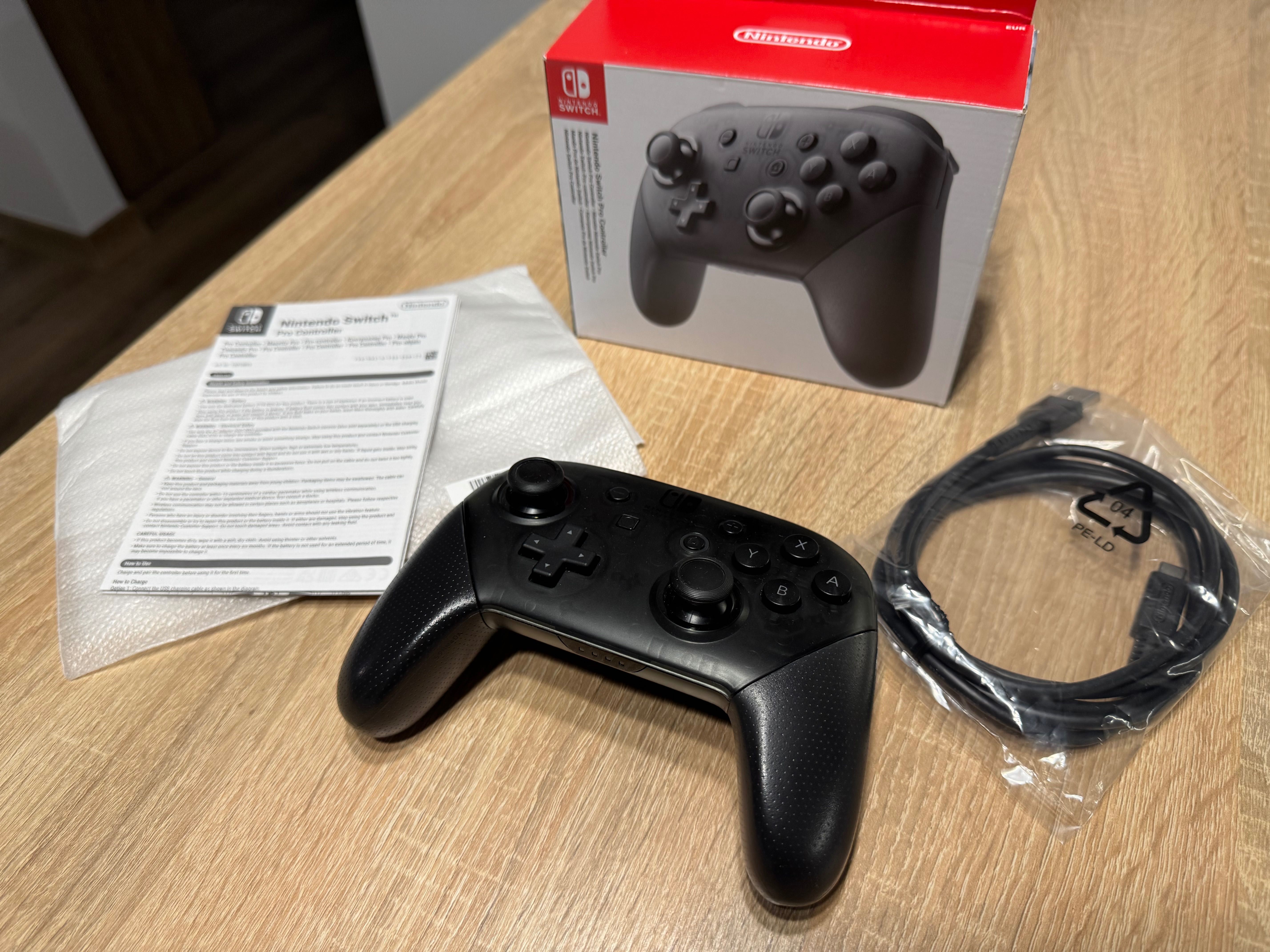 Nintendo Switch Pro Controller | Gamepad | Pad | Kontroler | Komplet