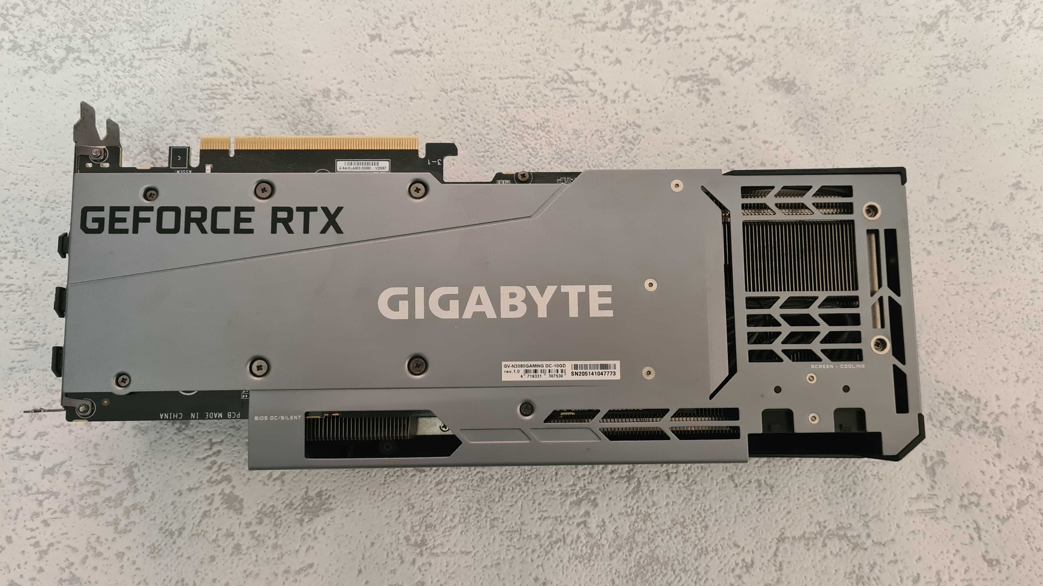 RTX 3080 GIGABYTE 10GB GDDR6X (320 біт)