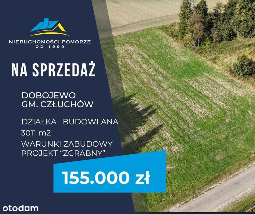 Działka 3011m2 warunki zabudowy projekt domu