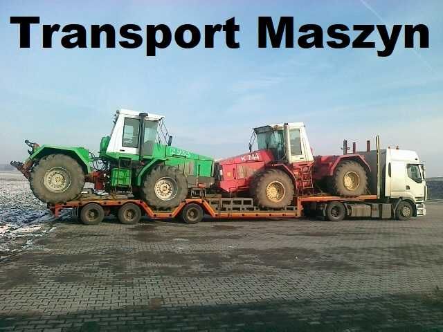 Ponadgabarytowy Transport Kombajnów Maszyn Niskopodwoziowy Specjalny