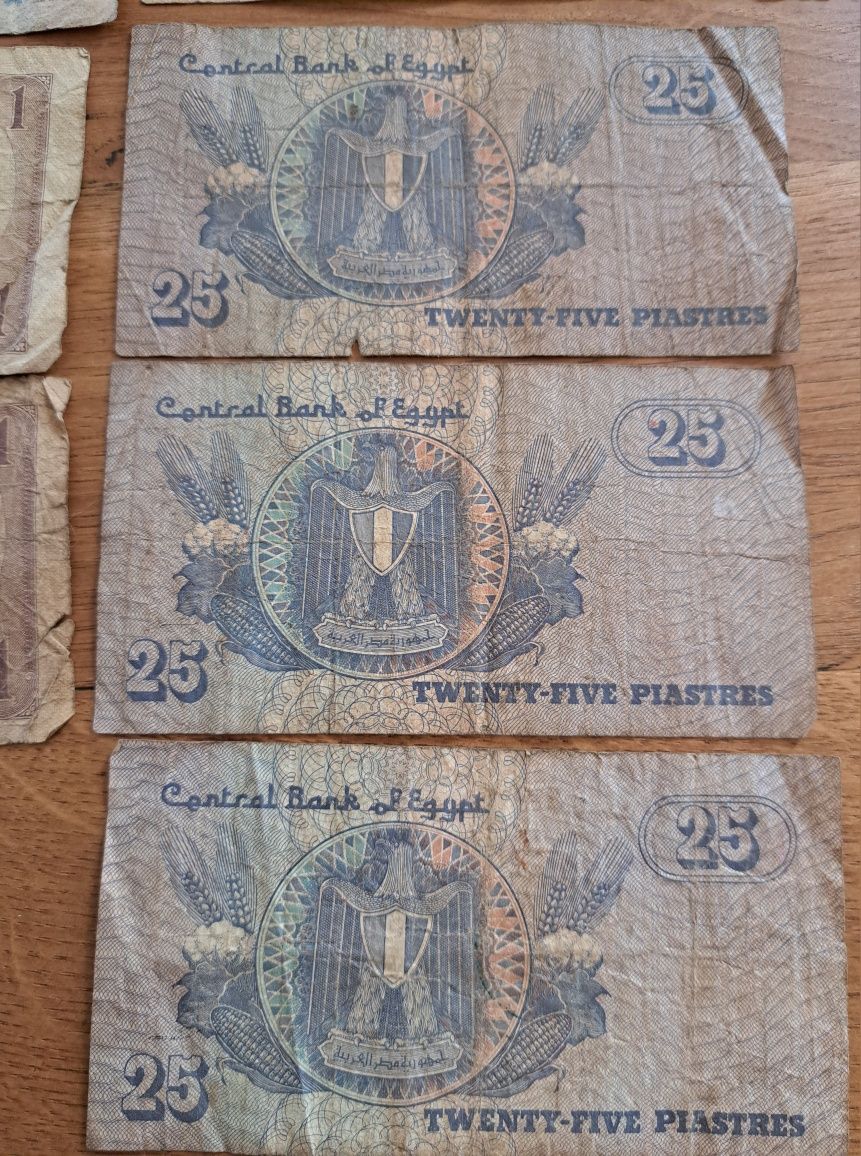 Banknoty Zabytkowe Świat 7 szt. W cenie