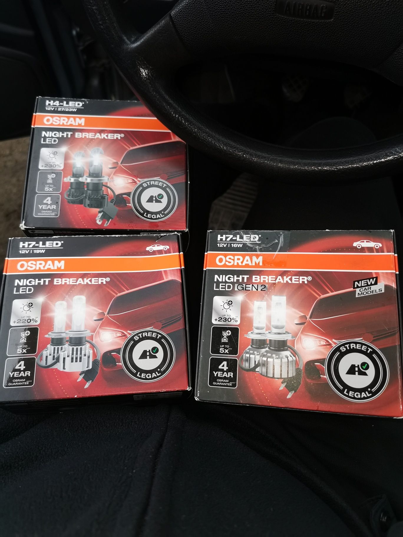 Żarówki led H4 H7