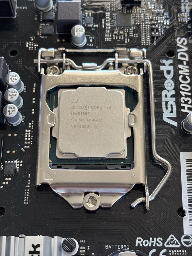 Płyta główna ASRock H310CM-DVS + Procesor Intel Core i3 9100f LGA 1151