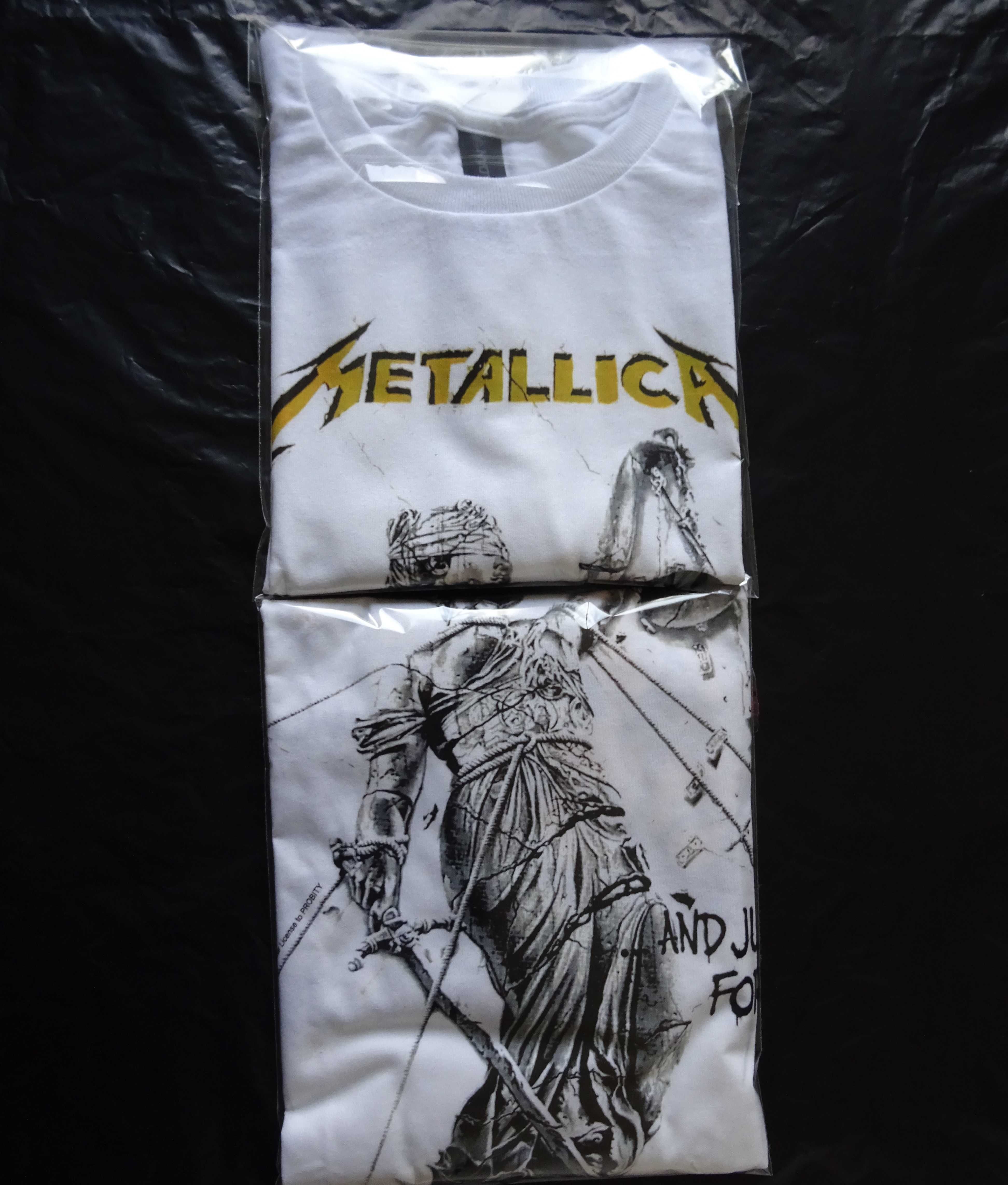 Metallica And Justice for All Rozmiar L Official Shirt Koszulka size L