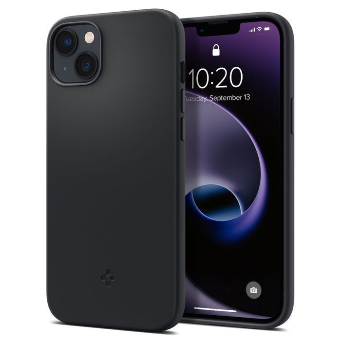 Etui Spigen Silicone Fit MagSafe do iPhone 14 Plus / 15 Plus - Czarny