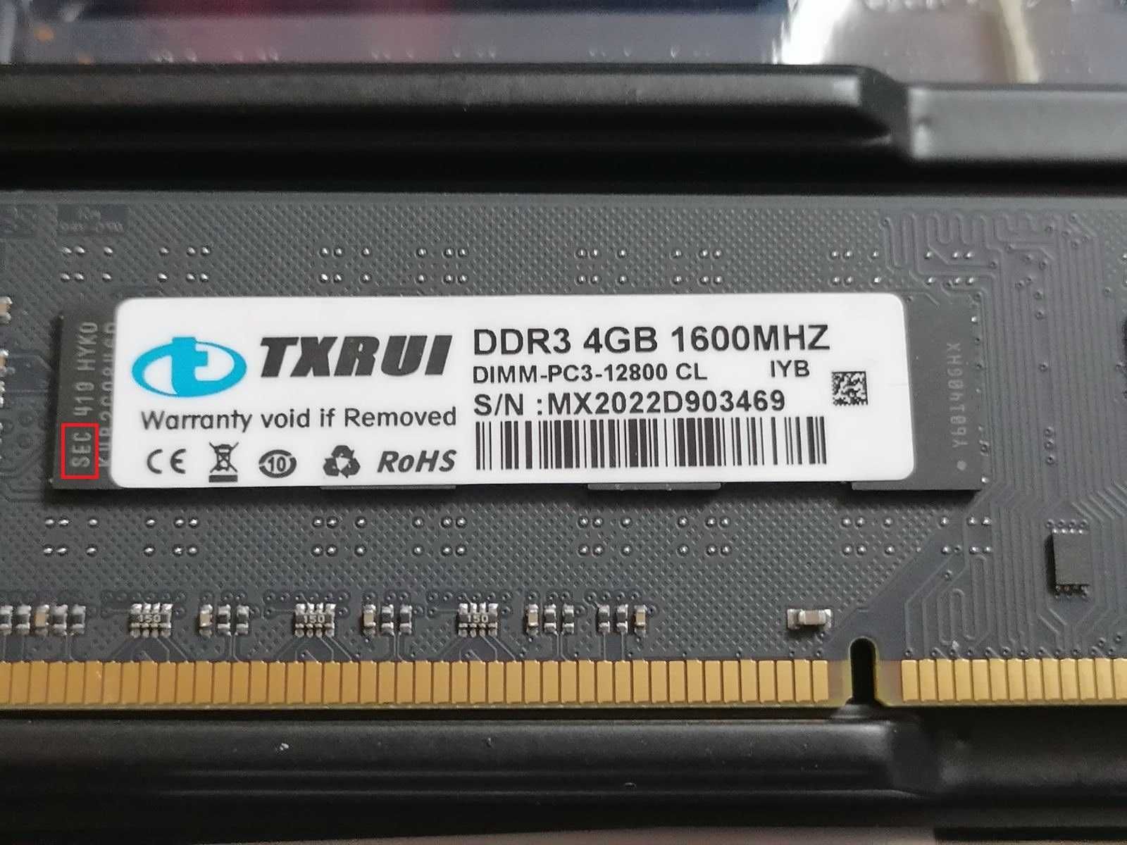 Оперативная память DDR3 4gb 1066/1333/1600mhz чипы Samsung