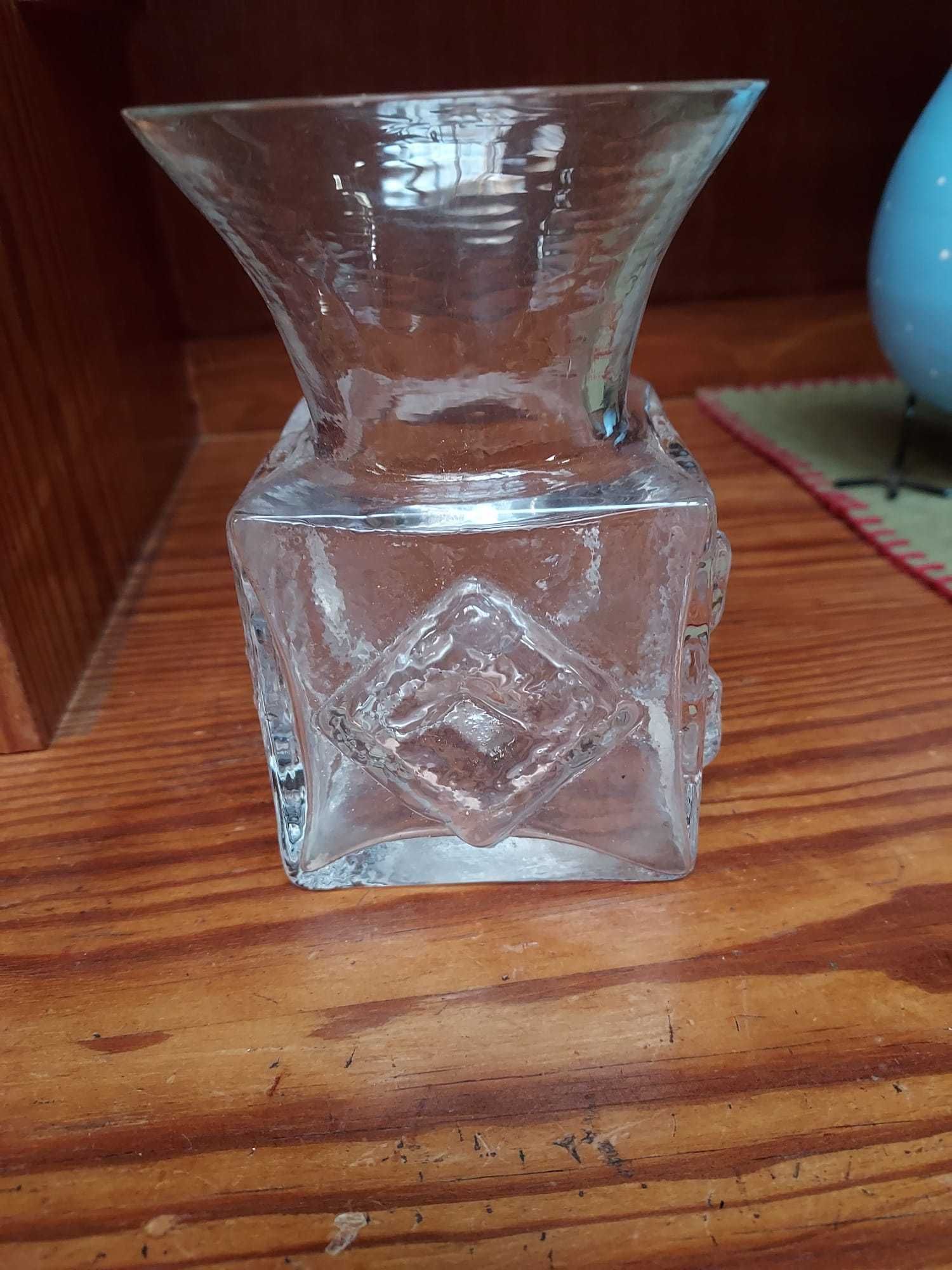 Jarra de vidro inglesa da marca Dartington anos 70
