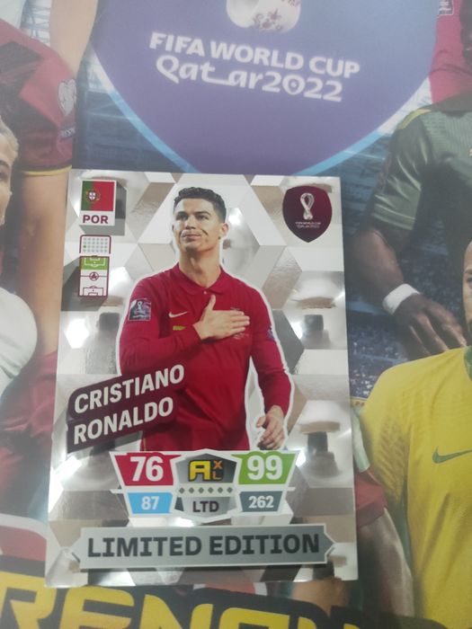 Karta Cristiano Ronaldo Limited edition world cup 2022 Adrenalyn