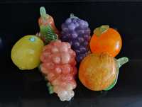 Decorativos de vidro - forma de fruta