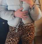 Nowa damska szara kurtka zimowa FB Sister New Yorker Bershka rozm. M/L