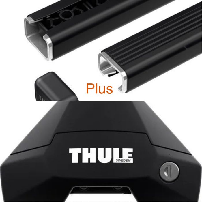 Thule Evo Clamp plus belki bagaznik dachowy do auta bez relingow