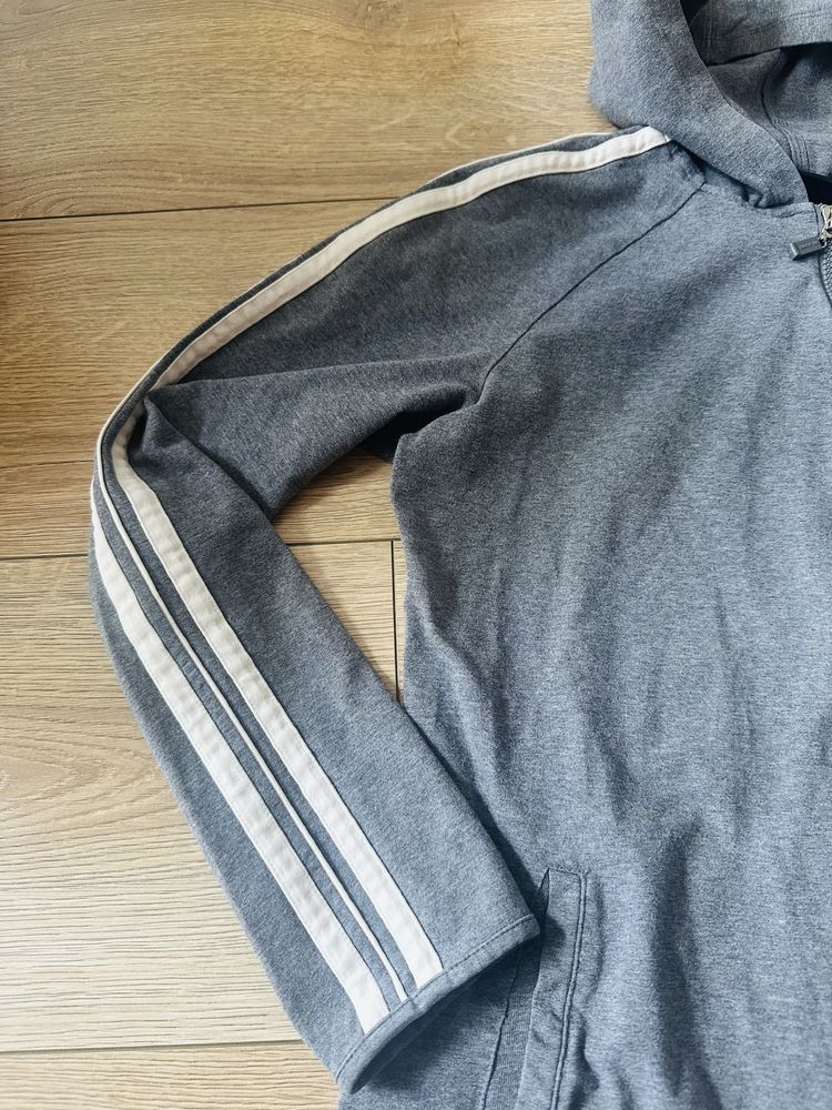 Bluza rozm S szara bawelniana z kapturem okazja !!
