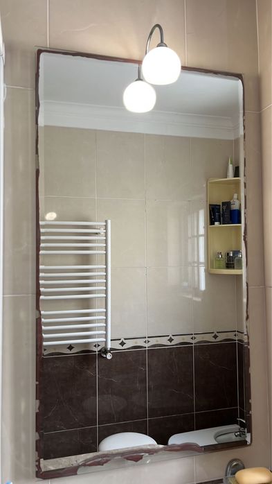 Espelho WC com candeeiro