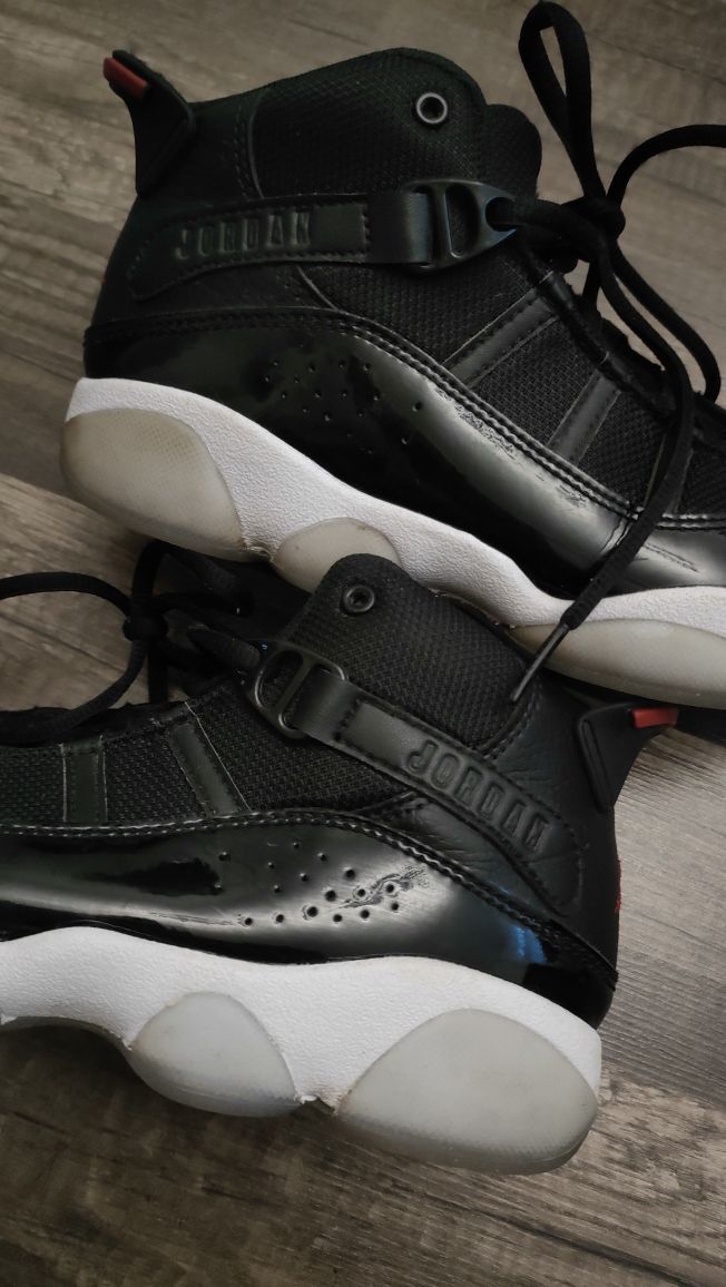 buty Air JORDAN 6 Rings Black za kostkę