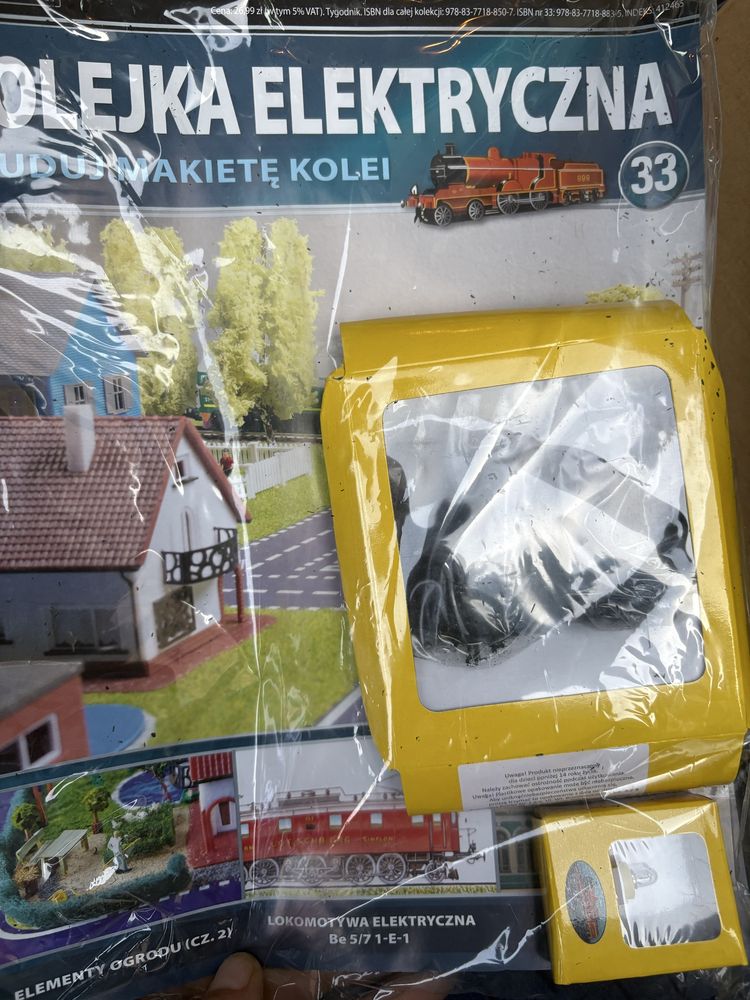 Kolejka elektryczna z makieta
