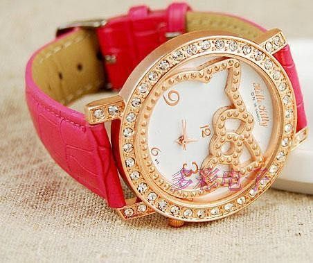 R0161 Relógio senhora e criança Hello Kitty Luxury Bracelete
